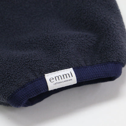 クロップド フリース ブルゾン / ジャケット ショート丈 スタンドカラー ドローコード