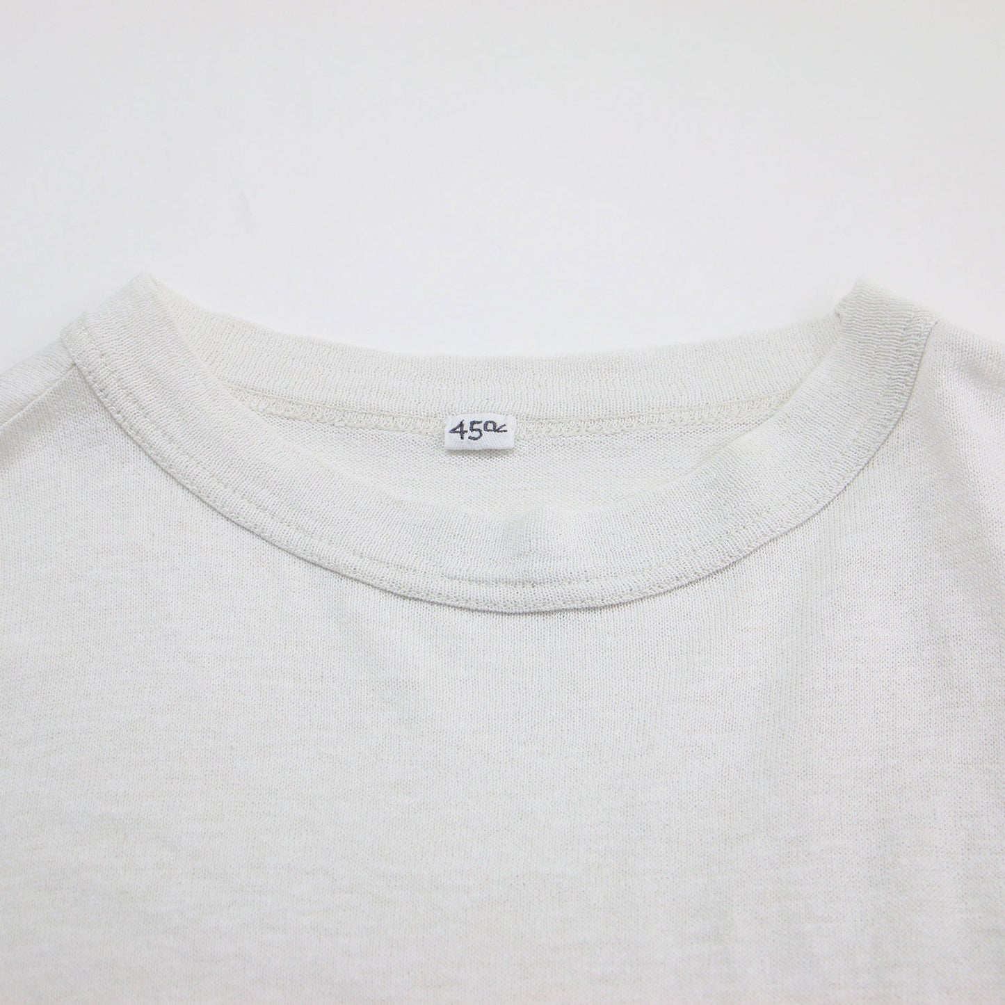 ギマニットのショートスウェットTシャツ / カットソー 半袖 クルーネック ワイド ドロップショルダー ロゴ 刺繍 コットン
