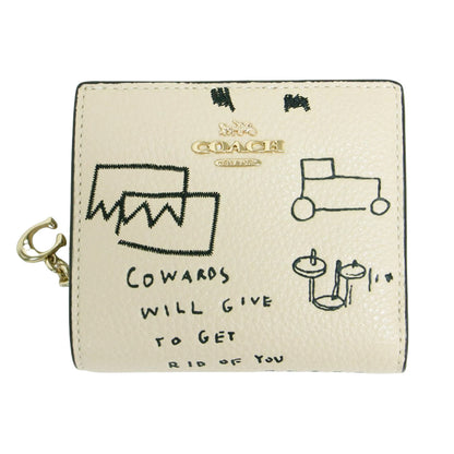 × JEAN-MICHEL BASQUIAT Wallet / ジャン＝ミシェル バスキア スナップ ウォレット 二つ折り 財布 コンパクト チャーム
