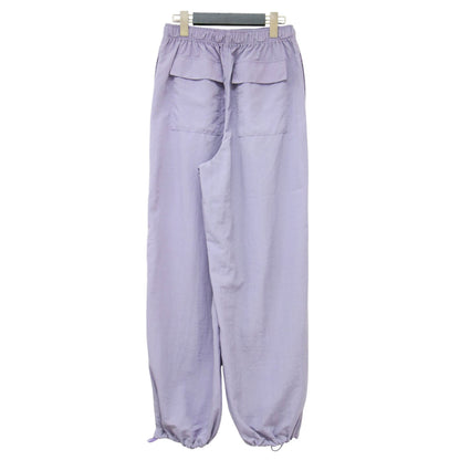 24春夏 パラシュートパンツ / PARACHUTE PANTS フルレングス ウエストゴム ドローコード メタルパーツ ナイロン ウォッシャブル