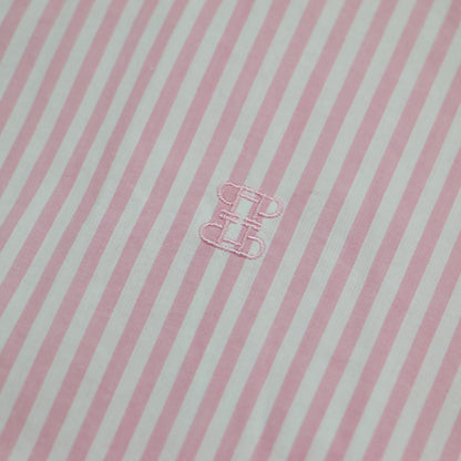 スクエア ビッグ ストライプシャツ / HERB SQUARE STRIPE SHIRT ブラウス 長袖 ドロップショルダー ワイド コットン ウォッシャブル