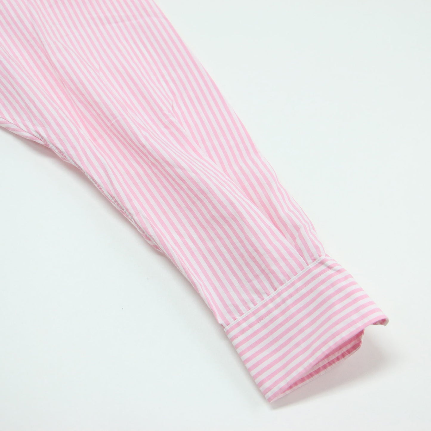 スクエア ビッグ ストライプシャツ / HERB SQUARE STRIPE SHIRT ブラウス 長袖 ドロップショルダー ワイド コットン ウォッシャブル