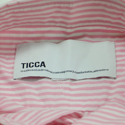 スクエア ビッグ ストライプシャツ / HERB SQUARE STRIPE SHIRT ブラウス 長袖 ドロップショルダー ワイド コットン ウォッシャブル