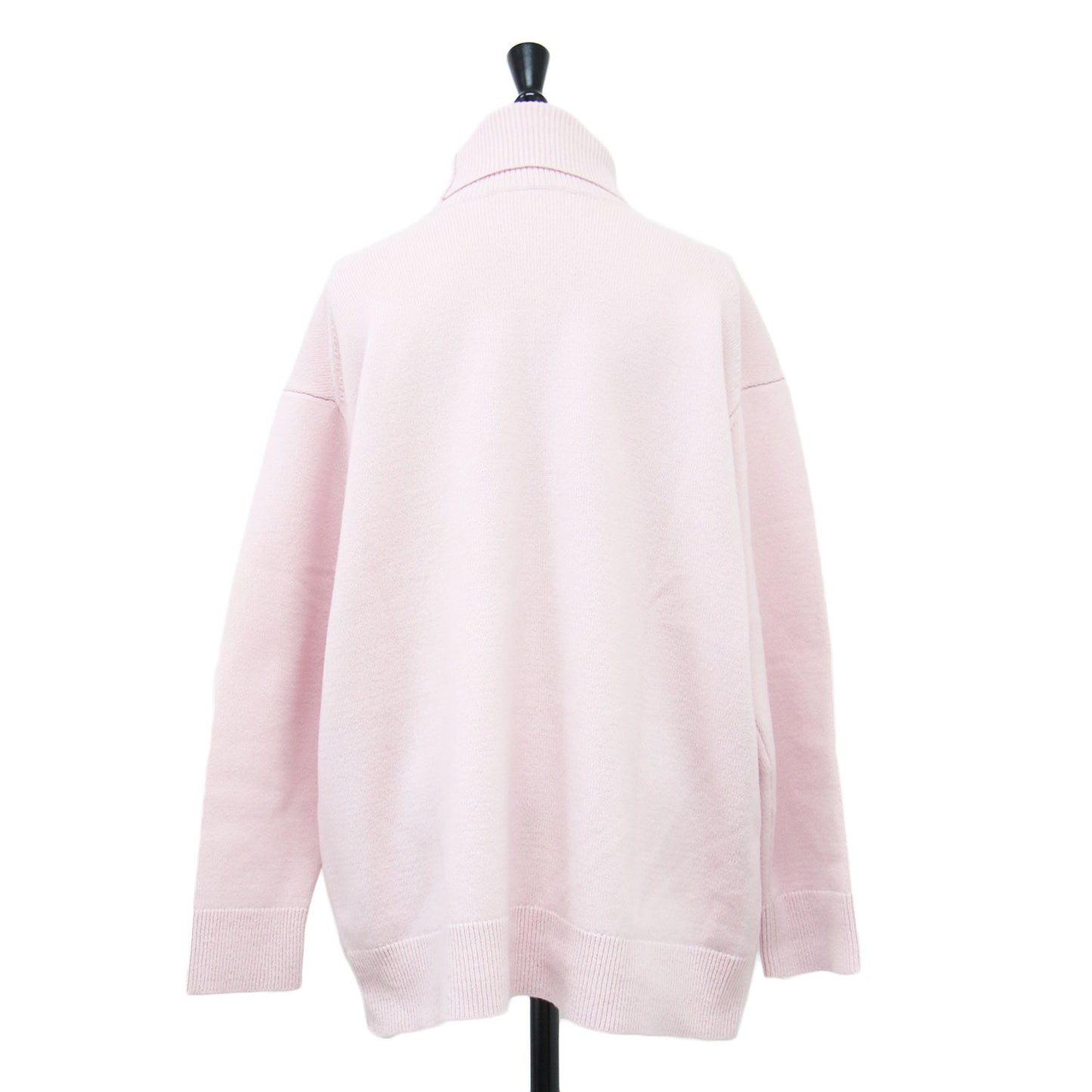 23春夏 ファインウール ライト タートルネック プルオーバー / ニット 長袖 ワイド ドロップショルダー ミドルゲージ