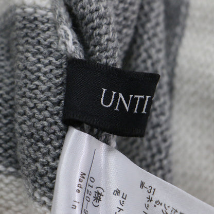 23秋冬 コットン ウール ハイネックニット / プルオーバー 長袖 スリット ワイド ドロップショルダー