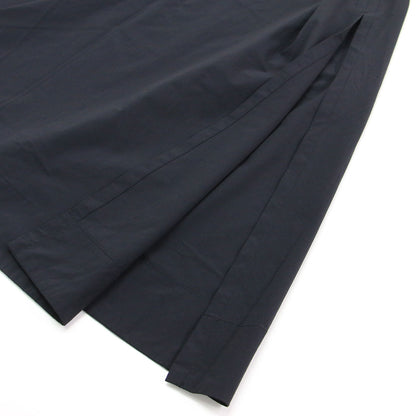 24春夏 ギャザーマキシスカート / GATHER MAXI SKIRT ロングスカート Aライン フレア ウエストゴム ドローコード サイドスリット ウォッシャブル