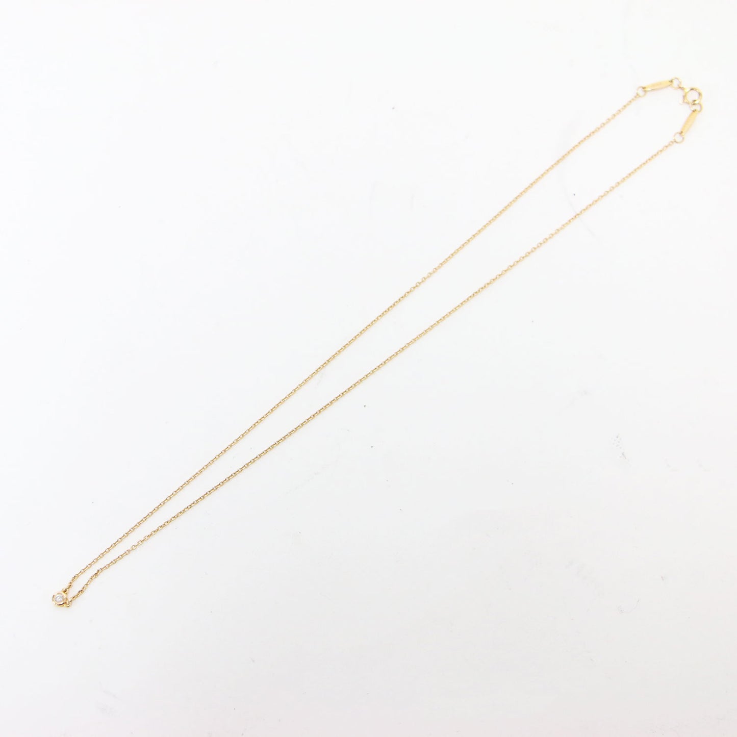 エルサ ペレッティ バイザヤード ダイヤモンド ネックレス / K18YG 750