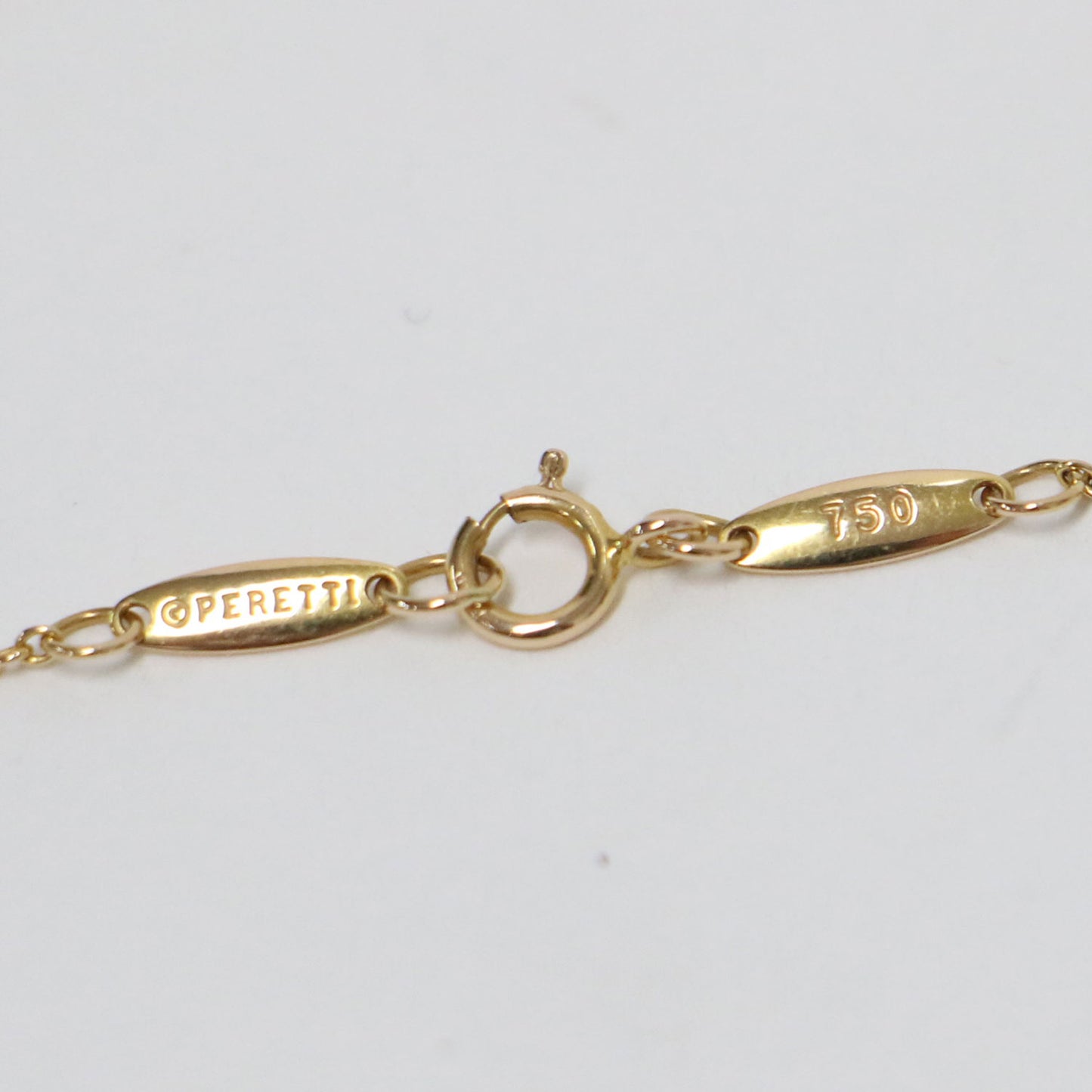 エルサ ペレッティ バイザヤード ダイヤモンド ネックレス / K18YG 750