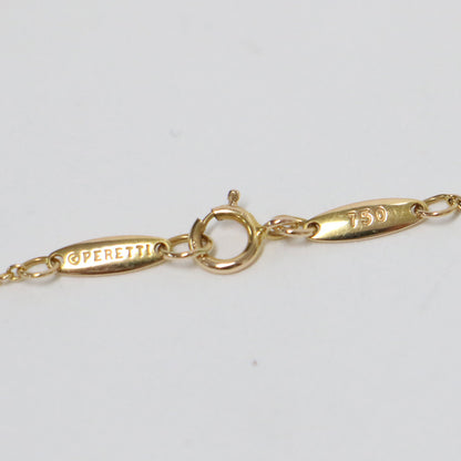エルサ ペレッティ バイザヤード ダイヤモンド ネックレス / K18YG 750
