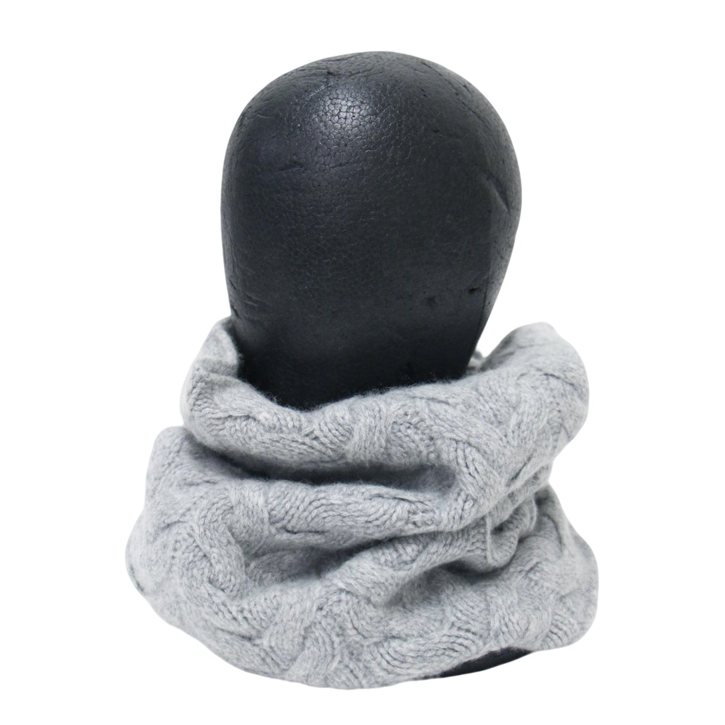 カシミヤ ケーブル編み スヌード / マフラー ニット ローゲージ