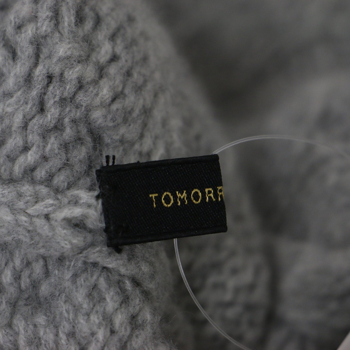 カシミヤ ケーブル編み スヌード / マフラー ニット ローゲージ