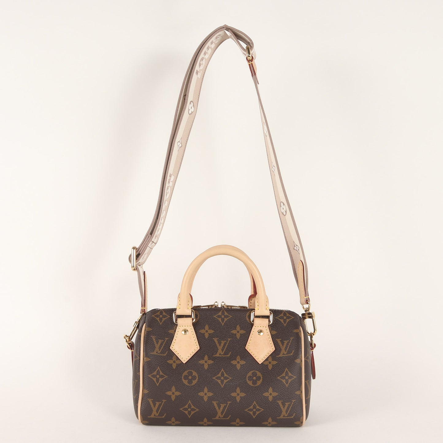 スピーディ･バンドリエール 20 / ハンドバッグ ショルダー 2WAY 肩掛け クロスボディ パドロック モノグラム 牛革