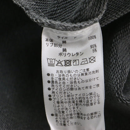 25春夏 ロゴスウェット / プルオーバー ラウンドネック 七分袖 ラグラン カットオフ オーバーサイズ ウォッシャブル コットン