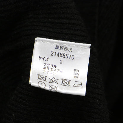 21秋冬 フリルデザイン ニットミニワンピース / ドレス 長袖 ハイネック 切替 ハイゲージ ストレッチ