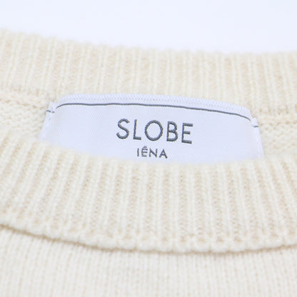 22秋冬 クルーネック ロゴ ニット / LE BATEAU プルオーバー 長袖 オーバーサイズ コットン ウール