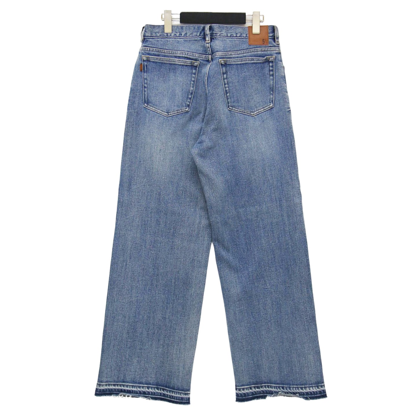 23春夏 5ポケット ストレート デニムパンツ / 5 1/2 LOOSE-STRAIGHT DENIM ローライズ ワイド コットン