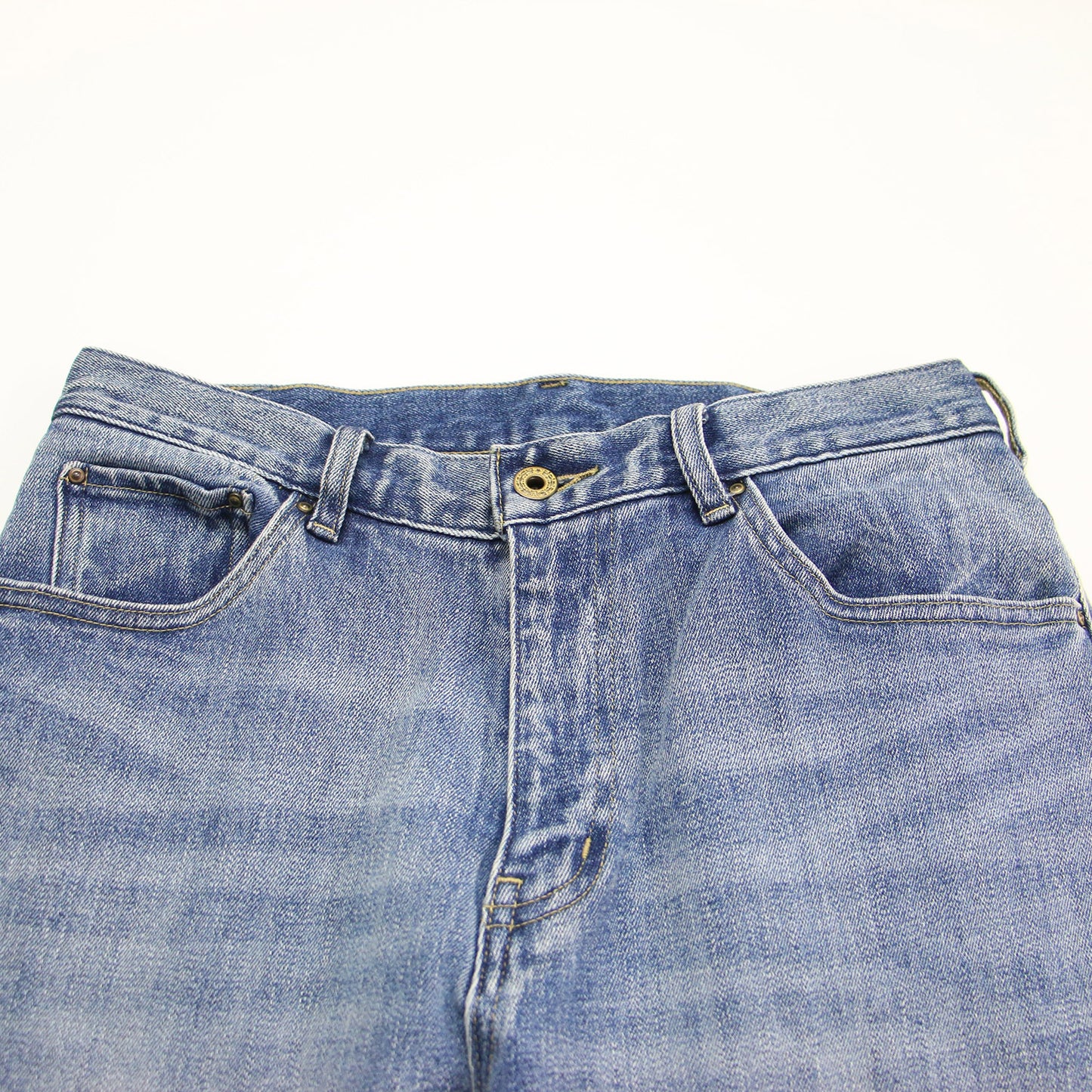 23春夏 5ポケット ストレート デニムパンツ / 5 1/2 LOOSE-STRAIGHT DENIM ローライズ ワイド コットン