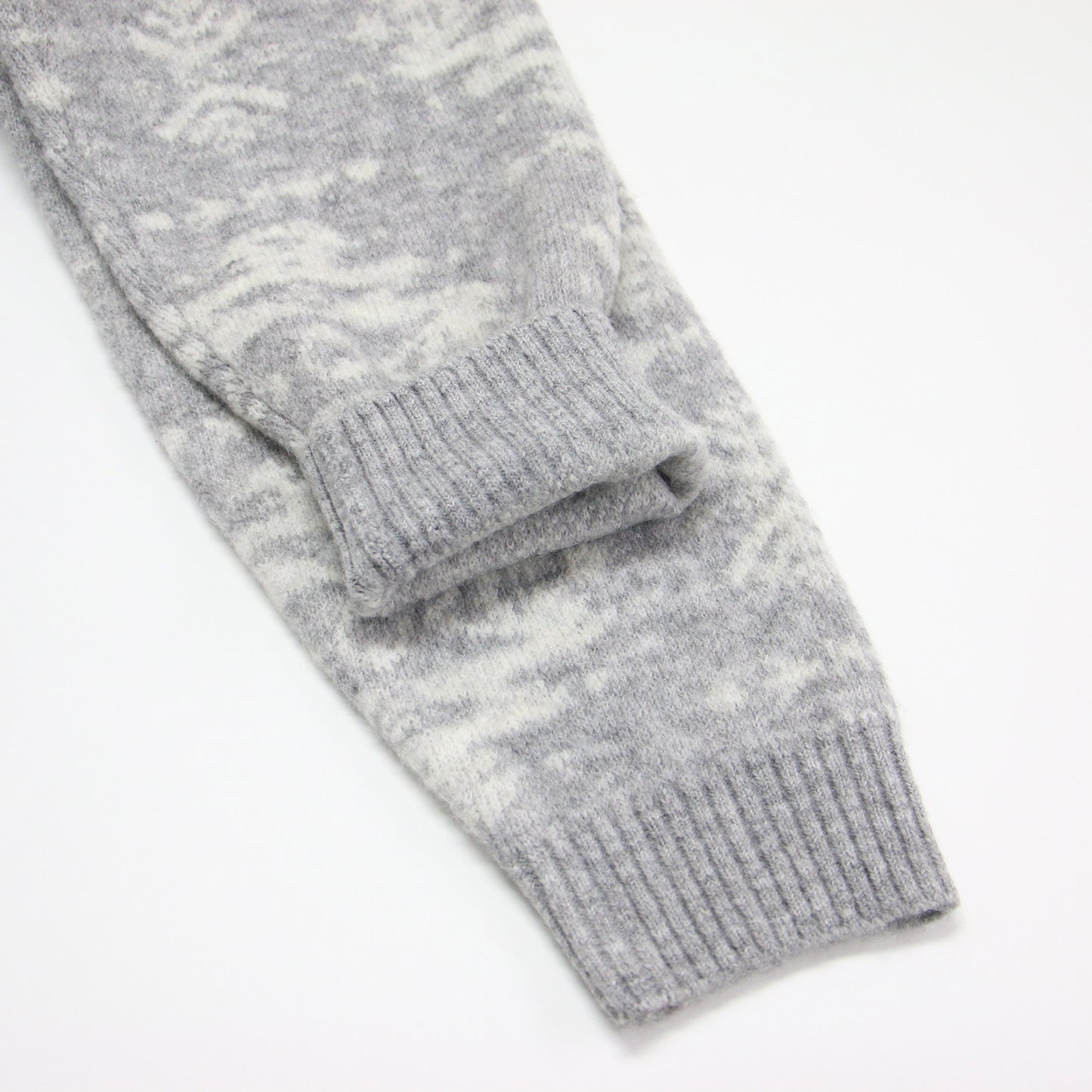 × JOURNAL STANDARD relume 別注 23秋冬 総柄 Vネック カーディガン / ニット 長袖 ワイド ドロップショルダー ウール アルパカ