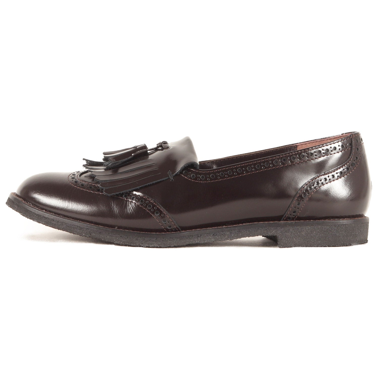 23秋冬 タッセルモチーフ フリンジ フラットシューズ / ローファー