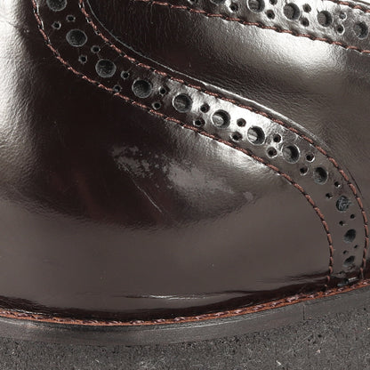 23秋冬 タッセルモチーフ フリンジ フラットシューズ / ローファー ラウンドトゥ ウイングチップ 天然皮革