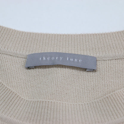 25春夏 コンパクト クルーネック プルオーバー / Adler Ellen B Sweater ニット 5分袖 ストレッチ