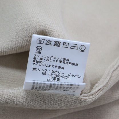 25春夏 コンパクト クルーネック プルオーバー / Adler Ellen B Sweater ニット 5分袖 ストレッチ