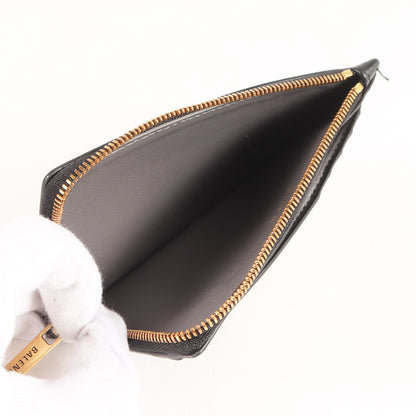 ロング コインケース カードホルダー 財布 / Envelope L字ファスナー ブランドロゴ 牛革