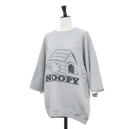 × SPORTS WEAR 別注 25春夏 ピーナッツ ハーフスリーブスウェット / PEANUTS プルオーバー クルーネック 半袖 ラグラン コットン
