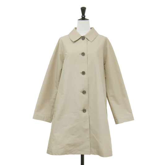 25春夏 マレー レインウェザークロス ステンカラーコート / MORAY ジャケット ミドル丈 Aライン スリット 撥水加工