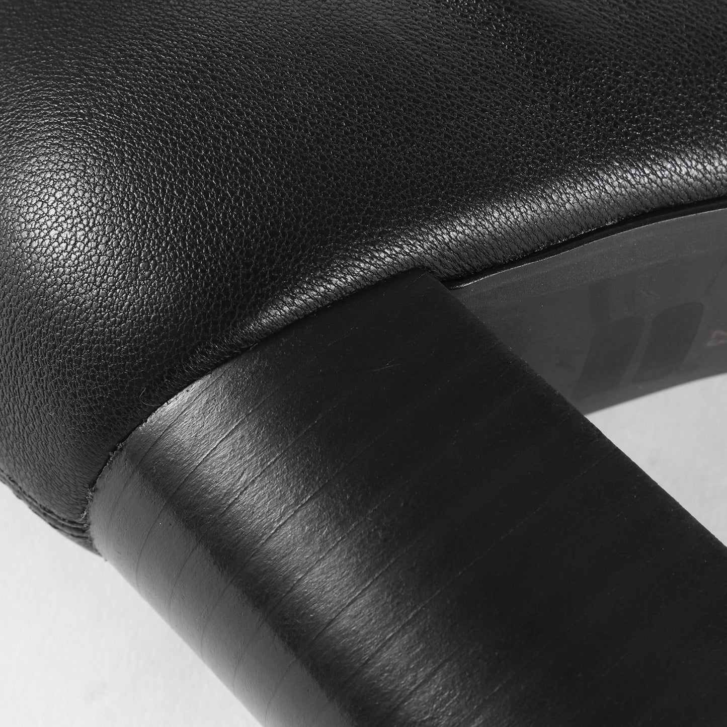 23秋冬 スクエアトゥ ストレッチ ショートブーツ / チャンキーヒール ファスナー 本革