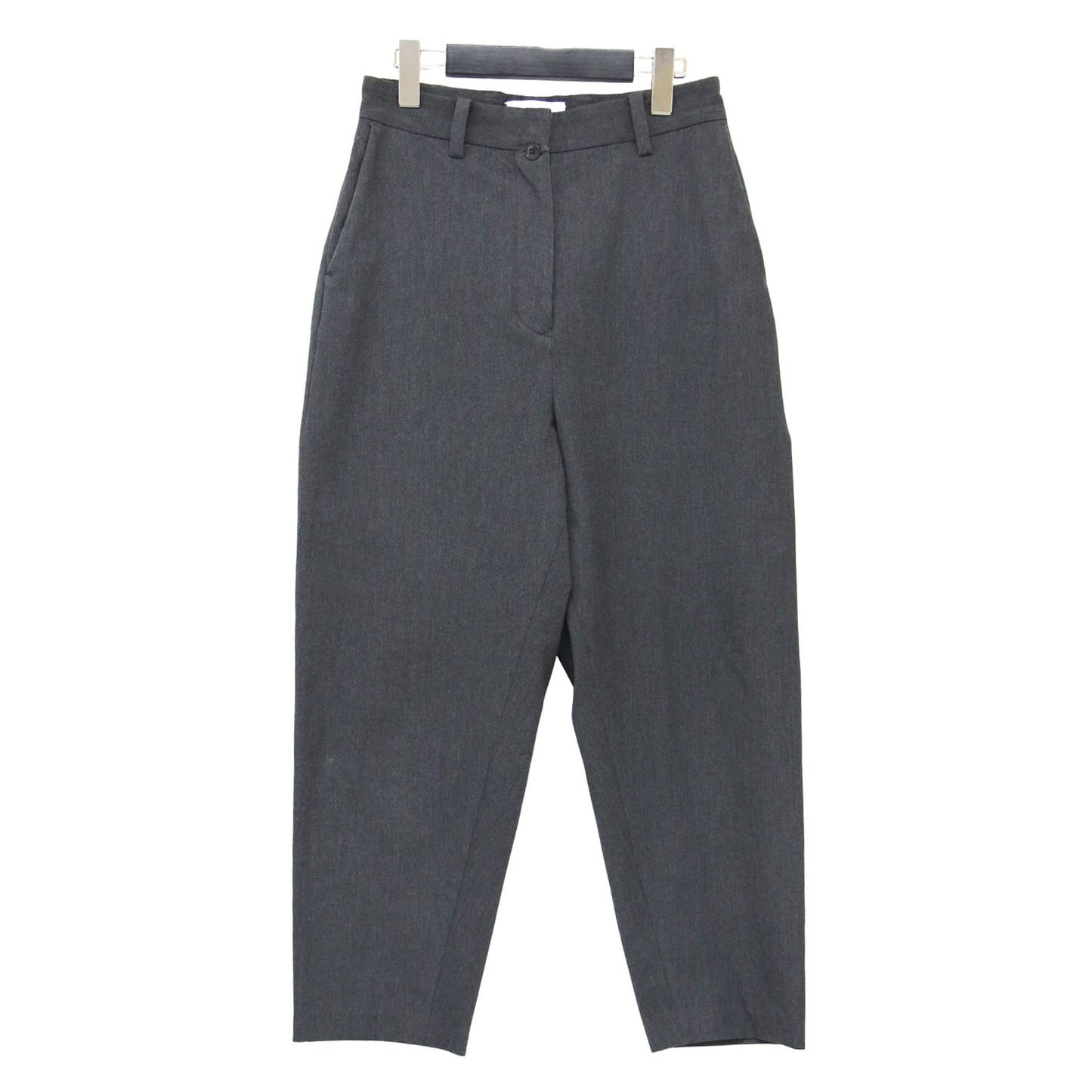 CONTEMPO ハイウエスト クロップドパンツ / ワイド テーパード ストレッチ