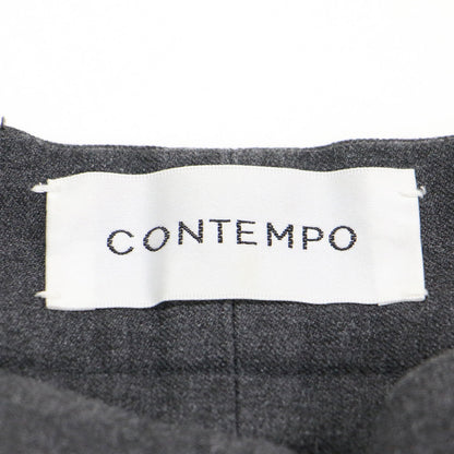 CONTEMPO ハイウエスト クロップドパンツ / ワイド テーパード ストレッチ
