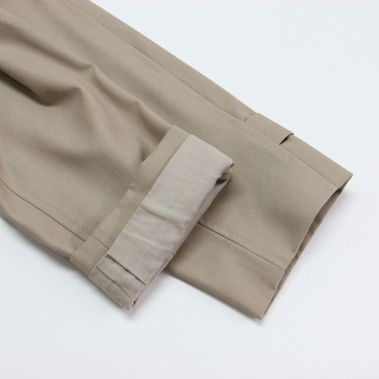 21秋冬 ウールギャバジン ステンカラーコート /ドルマンスリーブ 長袖 ロング丈 Aライン リバティ 比翼ボタン ウール