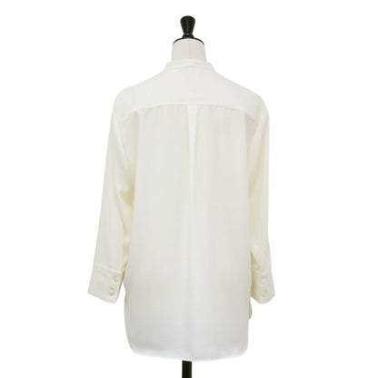 23春夏 ドレープ ボウタイ ブラウス / PRIME GGT TIE BLOUSE シャツ 長袖 リボン 比翼ボタン