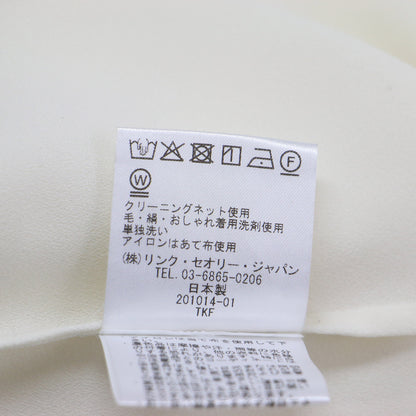23春夏 ドレープ ボウタイ ブラウス / PRIME GGT TIE BLOUSE シャツ 長袖 リボン 比翼ボタン