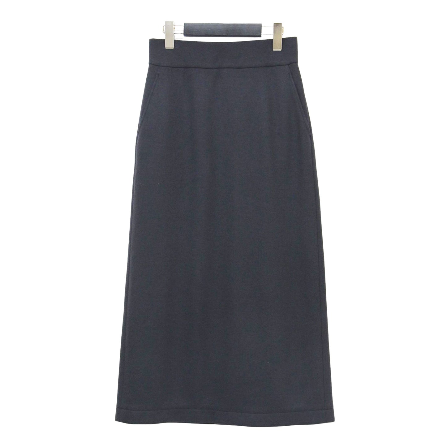 23秋冬 ウール Iライン ロングスカート / Dahlia Jersey Ellin L タイト ストレート スリット ウォッシャブル