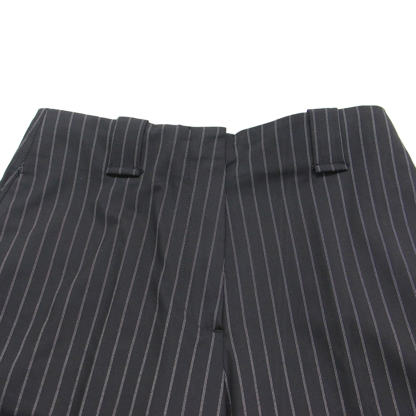 23秋冬 ストライプ ハイウエスト ワイド パンツ / Stretch Stripe Wide High-waisted Pants ストレッチ素材