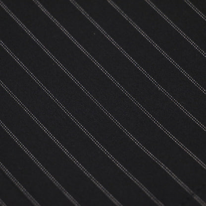 23秋冬 ストライプ ハイウエスト ワイド パンツ / Stretch Stripe Wide High-waisted Pants ストレッチ素材