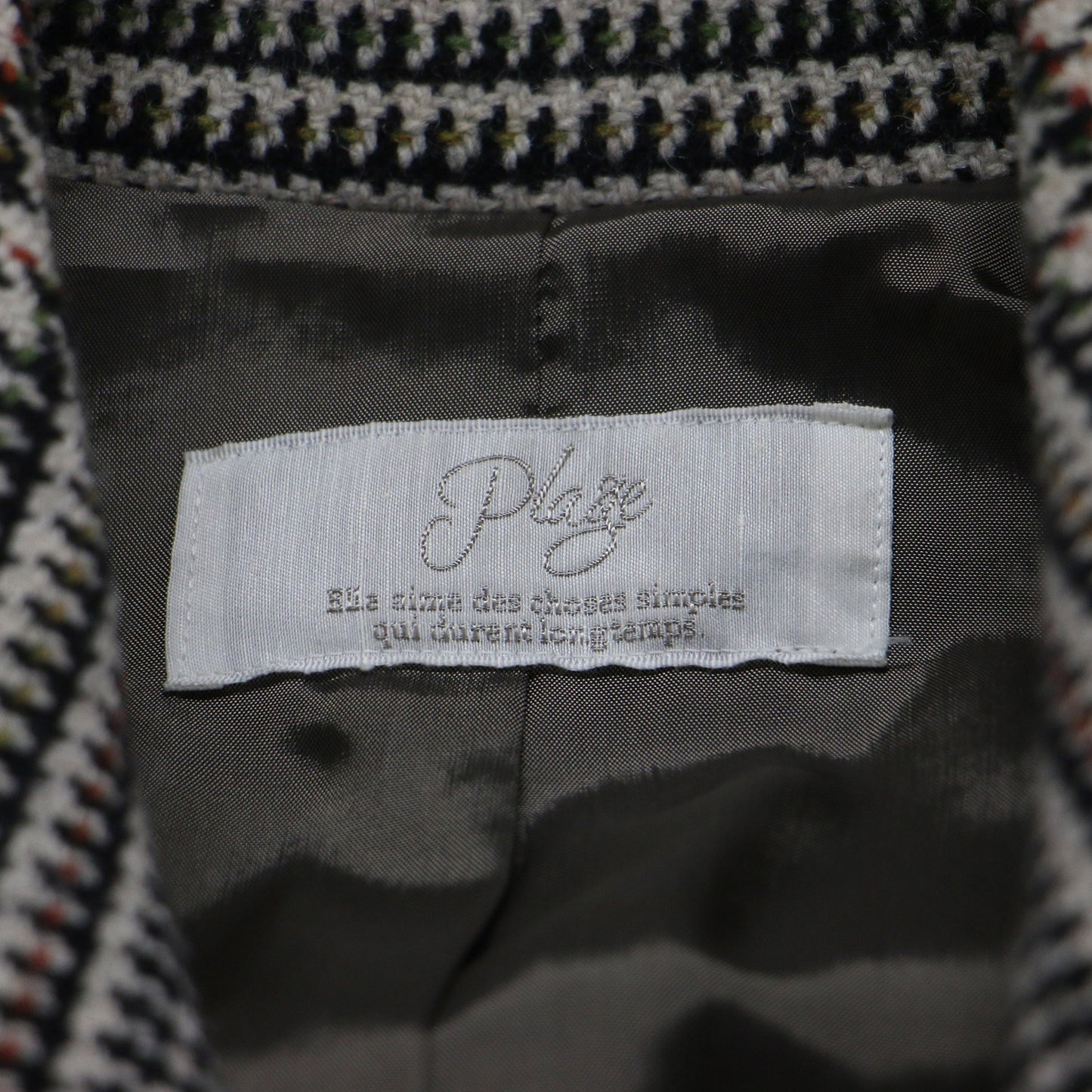 22秋冬 グレンチェック ダブル コート / FABRICA GLEN CHECK COAT	 チェスター ロング ウール