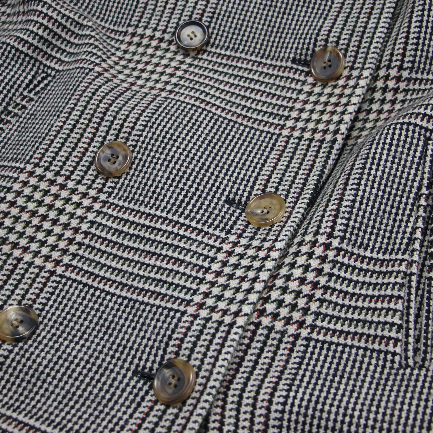 22秋冬 グレンチェック ダブル コート / FABRICA GLEN CHECK COAT	 チェスター ロング ウール