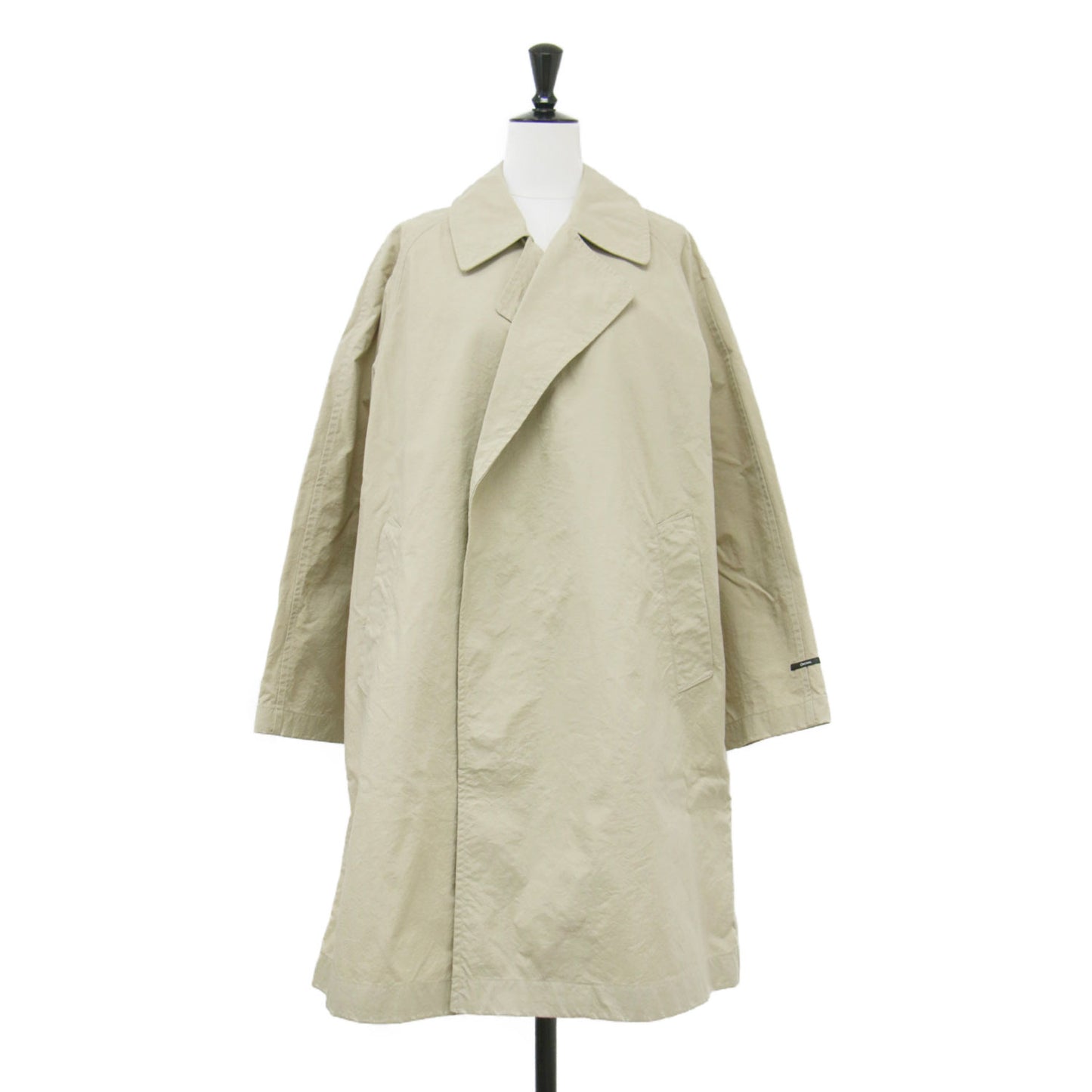 × Bshop 別注 21春夏 ナイロン オックス コート / ロング テーラードカラー ラグランスリーブ