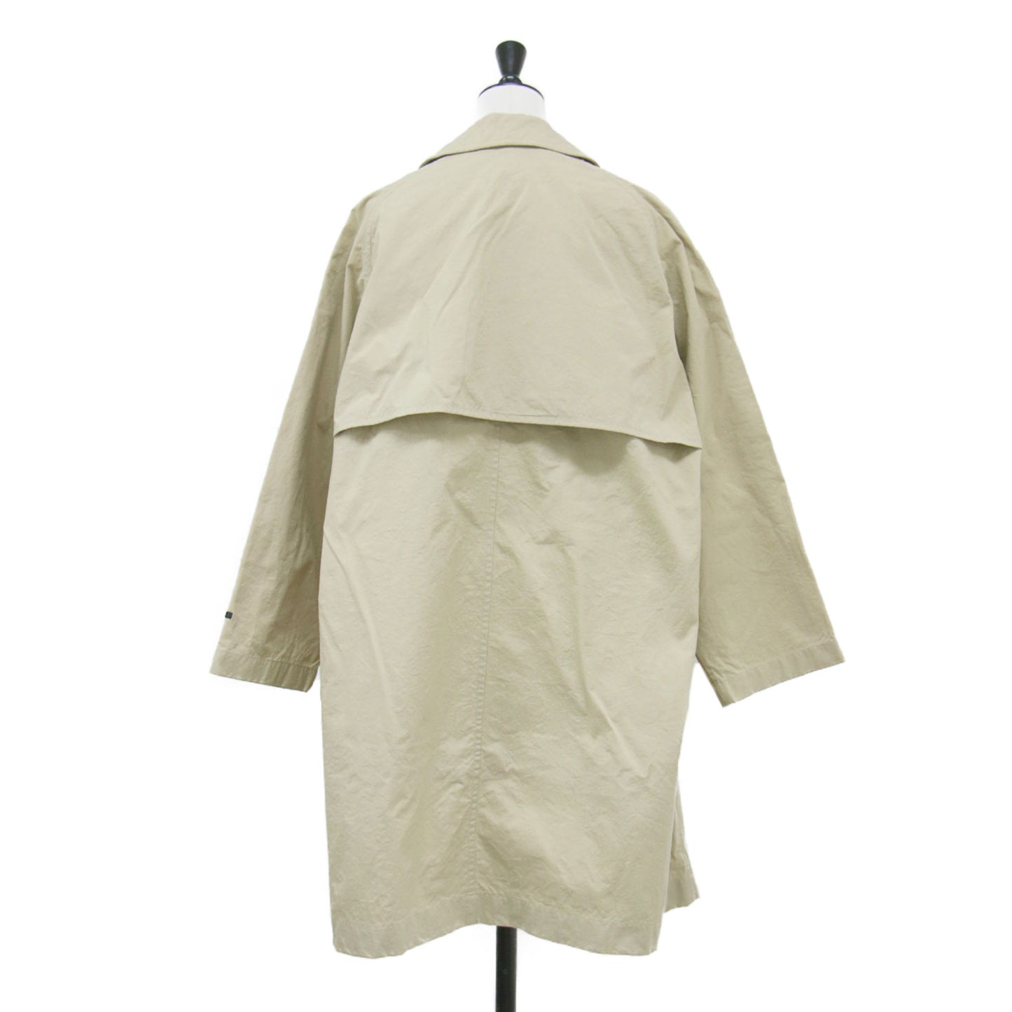 × Bshop 別注 21春夏 ナイロン オックス コート / ロング テーラードカラー ラグランスリーブ