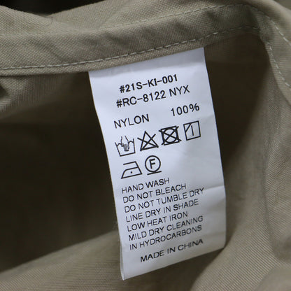 × Bshop 別注 21春夏 ナイロン オックス コート / ロング テーラードカラー ラグランスリーブ