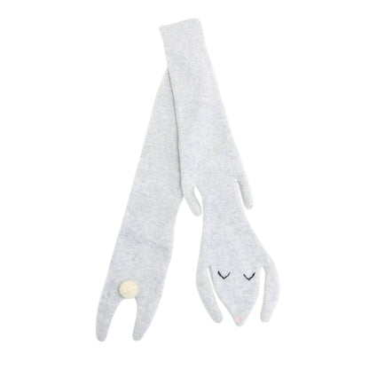 ウサギのマフラー / Bunny Scarf ニット 刺繍 ウール