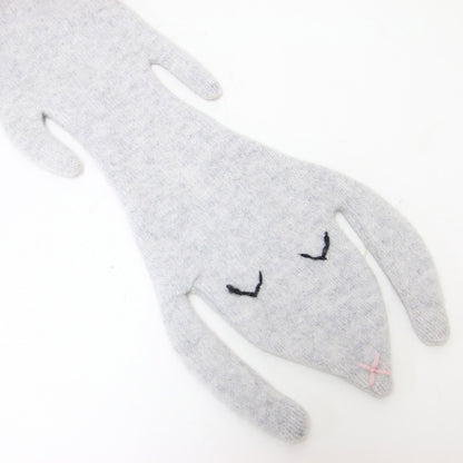 ウサギのマフラー / Bunny Scarf ニット 刺繍 ウール