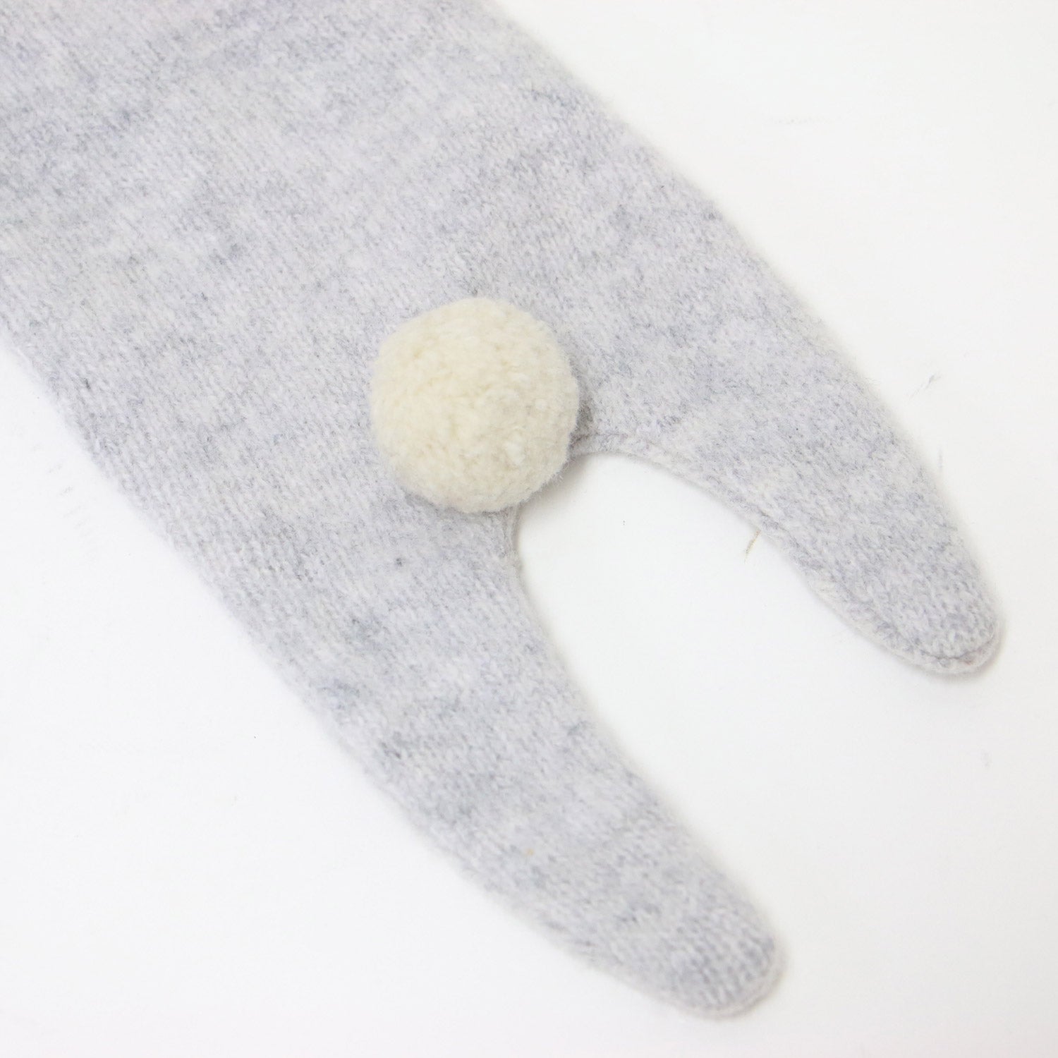 ウサギのマフラー / Bunny Scarf ニット 刺繍 ウール - ブランド古着の
