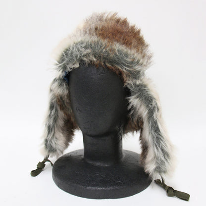 ウール ウシャンカ フライトキャップ / WOOL USHANKA 帽子 フェイクファー