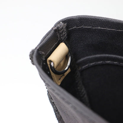 25秋冬 ワンハンドル トートバッグ / ONE HANDLE TOTE BAG ワンショルダー キャンバス バイカラー コットン