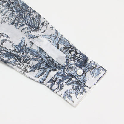 25春夏 コットンモスリン ディオリビエラ ロング ブラウス / Dioriviera シャツ 長袖 トワル ドゥ ジュイ パームズ