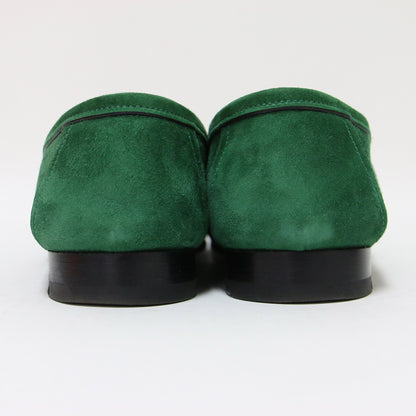 モカシン パリ スエード ローファー / シューズ スリッポン フラット Hロゴ レザー